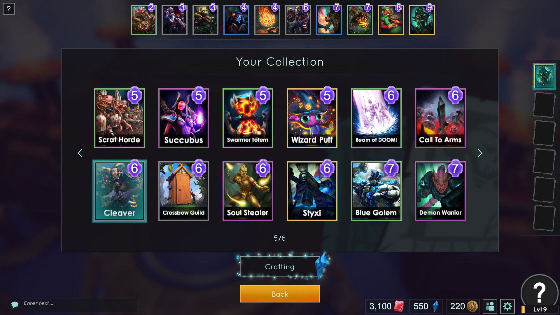 minion masters deck builds