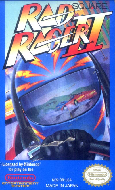 Rad Racer 2 box art