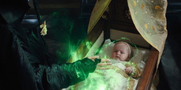 Disney's "Maleficent"..Baby Aurora..Ph: Film Still..?Disney 2014