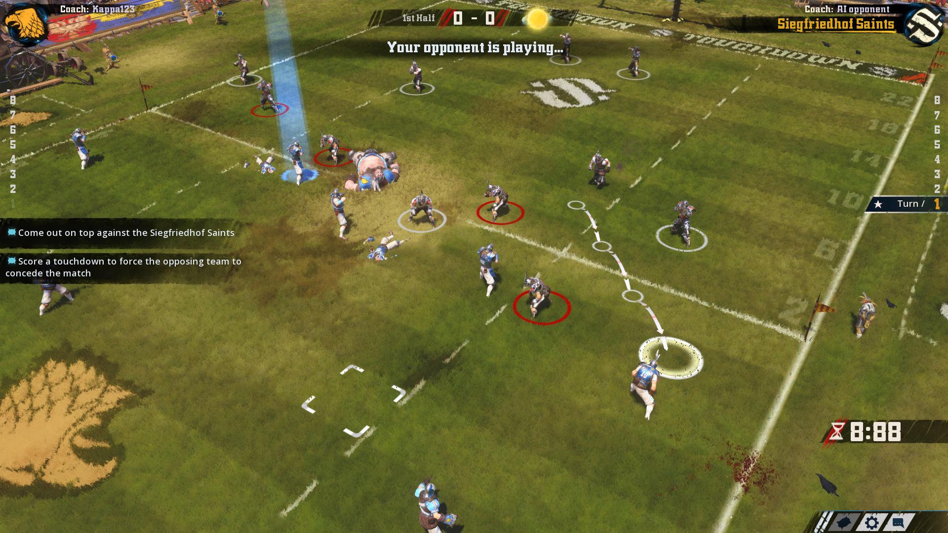 Jogo Ps4 Blood Bowl 2 Warhammer Futebol American Game Físico