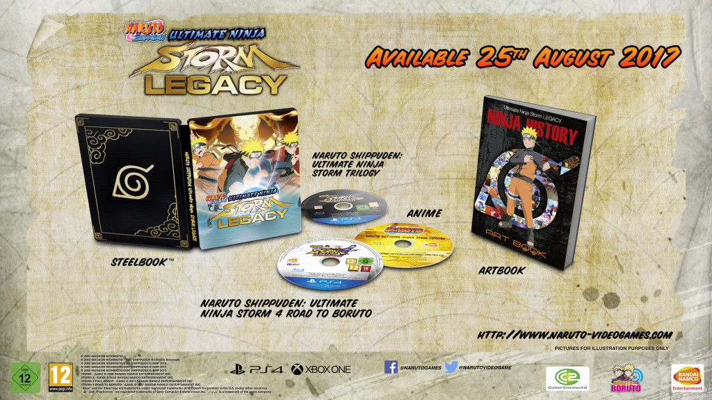 NarutoShippuden Ultimate Ninja Storm Legacy Trilogypackshot