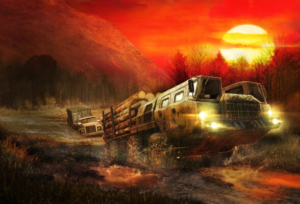 Prepare to take on rough terrain in Spintires: MudRunner