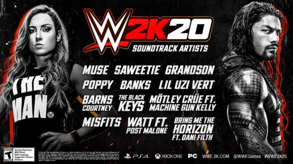 WWE 2K20 soundtrack announced
