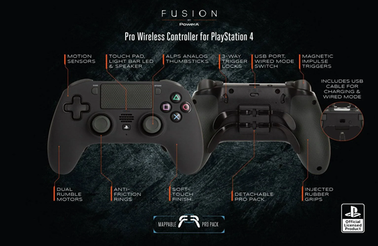 PowerA FUSION Pro Wireless Controller for PlayStation 4 is NOW available