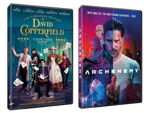 The Personal History of David Copperfield and Archenemy both appear on DVD & Blue-ray