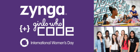 Zynga works together with Girls Who Code for International Women’s Day