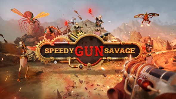 VR gunslinging space western Speedy Gun Savage is now available on Steam Early Access