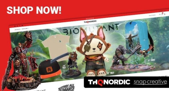 You can get your THQ Nordic merch from the official store, starting today!