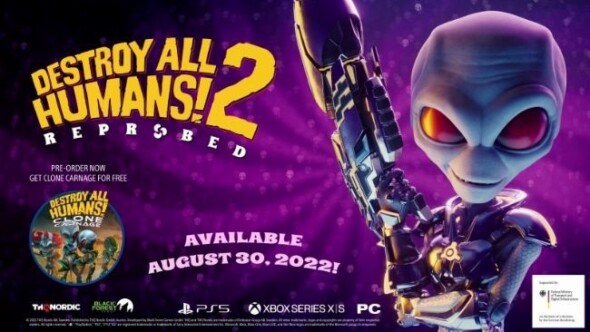 Destroy All Humans! 2 Second Coming Edition announced