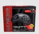 Retro-Bit SEGA Genesis 8-Button Arcade Pad 2.4 GHz Wireless – Hardware Review