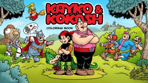 Time to color with Kayko & Kokosh on your Switch!