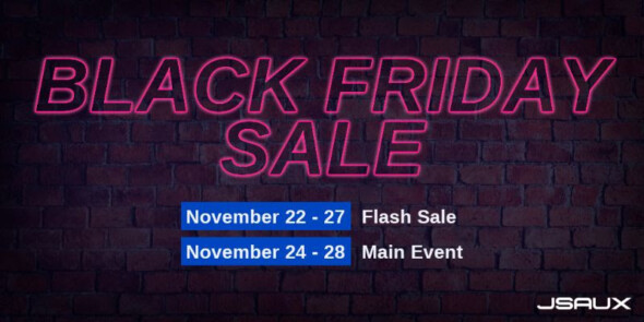 JSAUX celebrates the Black Friday with a wide range of discounts