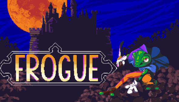 Turn-based bullet hell and time manipulation in Frogue, almost out for consoles