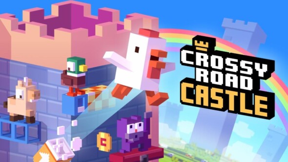 Why did the chicken cross the road? To play Crossy Road Castle maybe!