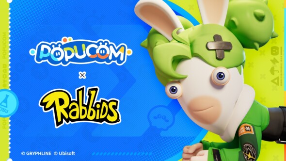 The Rabbids celebrate POPUCOM’s launch for a limited time!