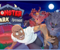 Can you run a theme park as a front for a cult in Monster Park Tycoon?